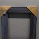 Cardinali Plein Aire Frame, Black 11x14-3" Wide Moulding with Raised Edge - No Glass or Backing - 1/2" Rabbet Depth - Timeless Frame for Canvas - Made in USA
