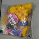 Marsui 24 Pcs Mini Rubber Ducks Bulk Mini Funny Rubber Ducky Bathtub Cute Squeaky Shower Ducks for Swimming Pool Party Favors Birthday Prize Rewards