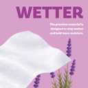 Extra Large Bath Wipes for Adults Bathing No Rinse - 80 Disposable Body Cleansing Wipes for Men, Women & Elderly - Great for Gym, Camping, Post Surgery - Shower Wipes - Lavender