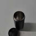 Huron Vacuum-Insulated Stainless Steel Travel Mug, 16oz Licorice - Leak-Proof Lid for Hot/Cold Beverages, Fits Most Cup Holdersand Brewers