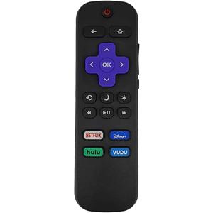 Aurabeam OEM Replacement Roku TV Remote Control with Netflix, Disney +, Hulu and Vudu Buttons