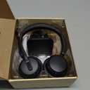 Mopchnic Wireless Headset with Noise Cancelling Microphone, On-Ear Bluetooth Headset with USB Dongle, Mute Function & Charging Base, Wireless Headphones for Work from Home and Call Center (Black)