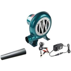 Dual BBQ Blower Charcoal Chimney Starter BBQ Fan, Smoker Fan,Grill Smoker tempreaure controller,AC & DC Power Cord Included