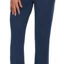 BATHRINS Women's Lightweight 7/8 Golf Pants 4-Way Stretch Ankle Sweatpants with Deep Pockets for Workout,Casual,Work Navy, X-Large