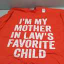 I'm My Mother in Law's Favorite Child Funny Family Parent T-Shirt XL 