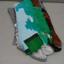 Jay Franco Kids Hooded Towel  22" x 51" Super Soft Bath Wrap with 3D Hood, Beach, Pool & Travel, Official Licensed Product, Blue - Minecraft