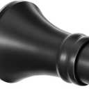 YNL Matte Black Shower Curtain Rod 36-84 Inch(3-7ft), No Slip No Drill Stainless Steel Spring Tension Curtain Rod, No Rust Shower Rod Adjustable For Bathroom Window Bedroom