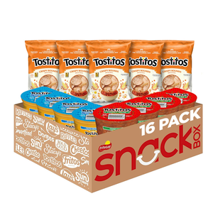 Tostitos Tortilla Chips Chip and Dip Pack, 3 Oz Crispy Rounds and 3.8 Oz Medium Dip, 1 Set, BBD 02-24-26
