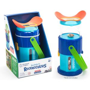 Educational Insights GeoSafari Rocknoculars - Rock Microscope for Kids, STEM Toys and Outdoor Discovery Toys, Portable Handheld Microscope, Science Gifts for Rock Collectors & Kids Ages 4+