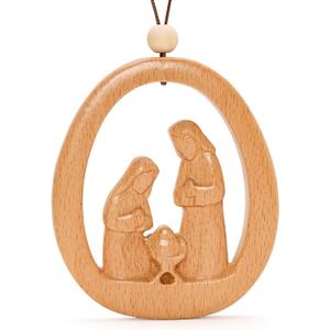 Christmas 3D Nativity Ornament 2025 - Christian Xmas Ornaments - Religious Christmas Ornaments - Christian Christmas Decor - Christmas Decoration