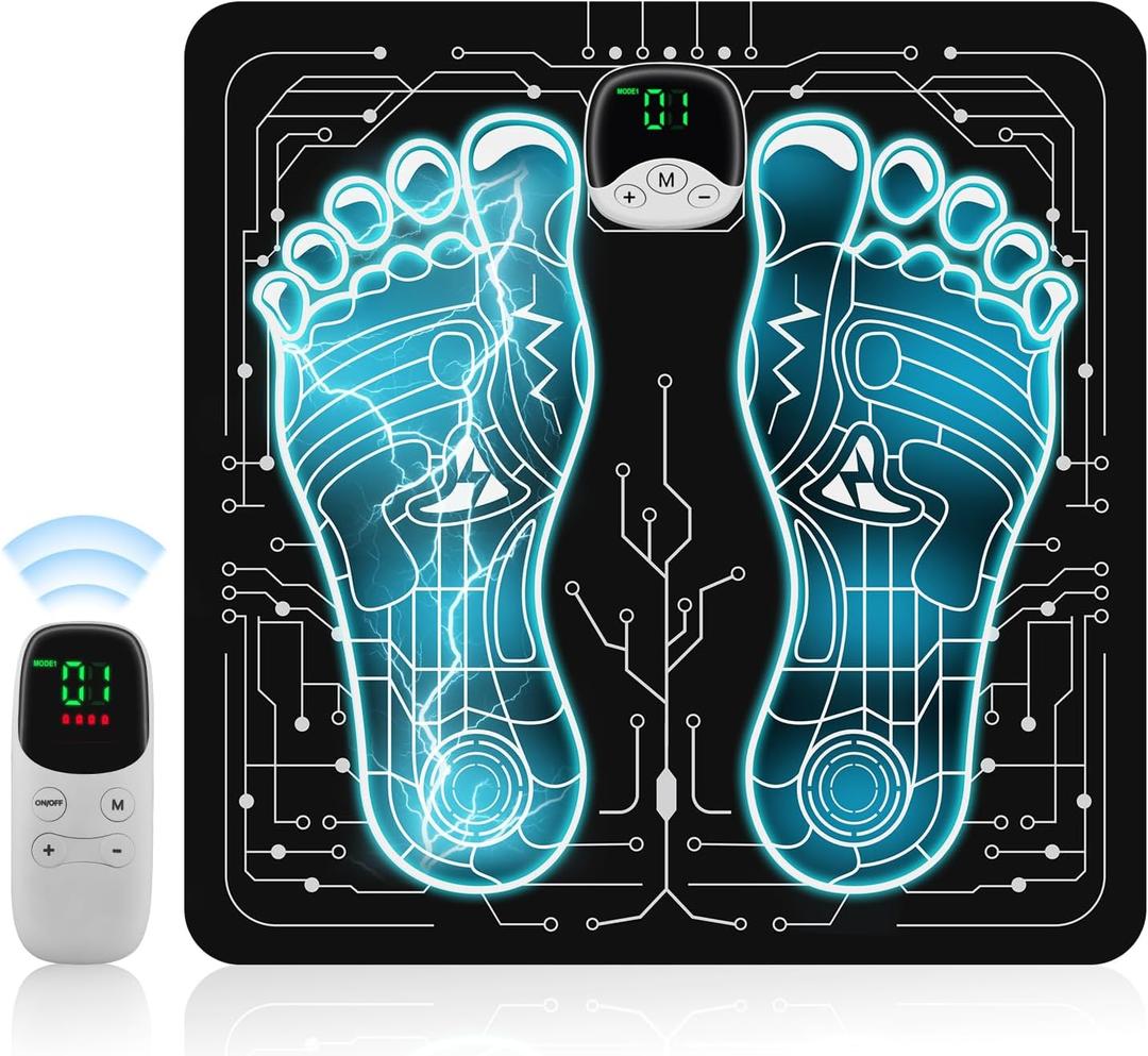 Electronic Pulse StimulatorEMS Foot Massager, Feet Stimulator Pad for Pain Relief