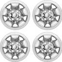 Wheel Skins Compatible with Toyota Tacoma 2005-2023 16 inch Wheel Covers Set of 4 Packs (Chrome)