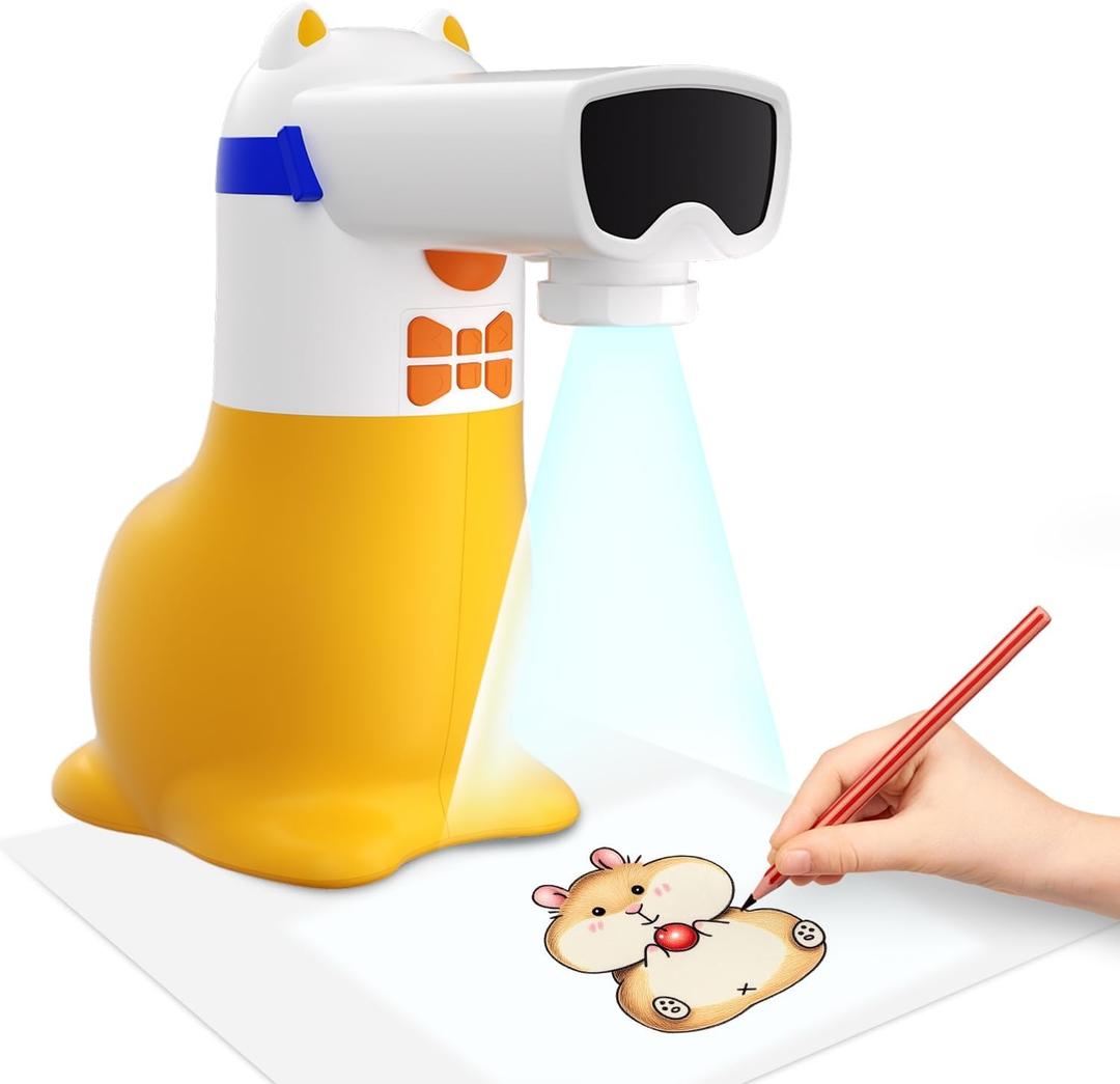 Yoturetoys AI Drawing Projector for Kids, Smart Art Tracing Machine to Inspire Creativity with Voice Learning & Photo-to-Sketch, STEM Educational Toy, Christmas Birthday Gift for Boys Girls Ages 4+