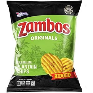 Zambos Plantain Chips Original, Ridged (Pack of 3), SEP 24/2025
