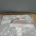 Peri Home 100% Cotton 3-Piece Comforter and Sham Set (Grey Chenille Rose, King)