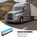 Engine Air Filter Compatible With Freightliner Cascadia 2018 2019 2020 2021 2022 2023 03-42776-010 0342776010