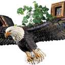 Collections Etc 3D Eagle Sculpted Wall Shelf Multi