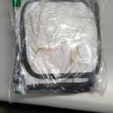 Sratte 6 Pcs Farmhouse Marble Kitchen Towels Pot Holders Oven Mitts Set 2 Dish Towels 2 Potholders 2 Cooking Mittens Oven Glove for Cooking Baking Grilling Supply (White, Gold)