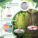 DoubleFill 24 Pcs Bird Feeder Craft Kits for Kids Ages 3-8 Make Your Own Bird Feeders Kids Arts and Crafts DIY Wooden Art Painting Flock Feeders for Outside DIY Vbs Crafts