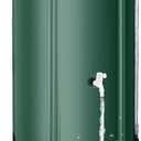 Collapsible Rain Barrel Water Collection System - 100 Gallon Portable Water Storage Tank,Foldable Rainwater Collect System Downspout, Water Catcher Container with Filter, SpigotsOverflow Kit,Green