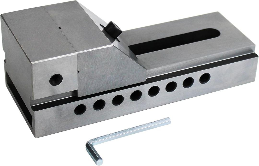 HFS(R) 4 Inch Precision Grinding Screwless Mini Insert Vise Toolmaker Steel with .0002" Accuracy