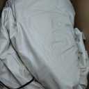 KNZZO Air Mattress Queen with Built-in Pump, Blow Up Mattress with Soft Flocked Top, Leakproof Inflatable Mattress, Foldable Waterproof Air Bed for Home, Guests, Camping, with Storage Bag (Deep Blue)