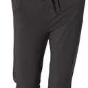 Amazon Essentials Women's Studio Terry Stretchy Jumpsuit for Exercise (Available in Plus Size) (Black)