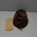 Rugelyss Short Brown Mixed Wig with Bang Retro Bouffant Beehive Wigs fits 80s Costume or Halloween Party