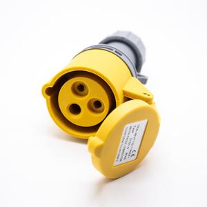 Elecbee CEE Industrial Connector 16A 3 Pin 110V-130V 2P+E 4h IP44 IEC60309 Female Connector
