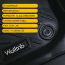 Wailtnb-Car Floor Mats & Cargo Mat Custom for 2019-2025 2026 Genesis G70 RWD Waterproof Durable All Weather Protection Floor Liner Full Set Genesis G70 Accessories Black