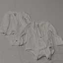 HonestBaby Unisex-Baby 2-pack Long Sleeve Side-Snap Kimono Bodysuits Organic Cotton for Infant Baby Boys, Girls, Unisex, Size 3-6 m
