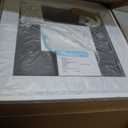 LOAAO 32"X32" LED Bathroom Mirror Black Framed, Anti-Fog, Dimmable, Lighted Bathroom Vanity Mirror for Wall, Memory Function, Tempered Glass