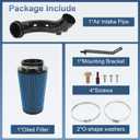 4 inch Cold Air Intake Kit Air Intake Pipe With Filter System Compatible with Dodge Ram 2500 3500 6.7L Cummins Diesel 2007.5-2012