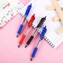 30PCS Retractable Gel Pens for Journaling, 0.5mm Ink Pens for School Office Suppliers, Fine Point Smooth Writing Pens. (Red)