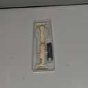 MioHHR Slim Metal Band Compatible with Apple Watch Band 42mm(Series 11 10) 41mm(Series 9 8 7) 40mm(Series 6 5 4 SE3/2/1) 38mm(Series 3 2 1),Stainless Steel iWatch Bands for Women,Gold