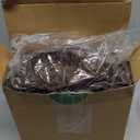 Ashler Faux Fur Rug, Fluffy Shaggy Area Rug Ultra Soft 2 x 6 Feet Sheepskin Fur Rug, Dark Coffee Fuzzy Rug Machine Washable Shag Rug, Nursery Decor Throw Rugs for Bedroom, Kids Room, Living Room