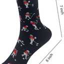 2 Pairs Golf Socks For MenFunny Golf Gifts For Men (Black)