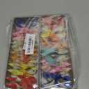 Warmtree 48 Pcs Artificial Simulation Feather Mini Decorative Fake Birds for Craft Home Ornaments Garden Wedding Decoration Embellishing, Random Color