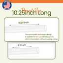 ACSTEP Plastic Straws 500 PCS  10.2 Inch Long, 6 mm Wide Straws Disposable for Iced Coffee & Cola, Durable & Lightweight  Made in USA