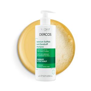 Dercos Selenium Sulfide Anti Dandruff Shampoo, Dry Scalp Treatment and Itch Relief. Prescription Strength Comparable to 2% Ketoconazole, for Mild to Severe Dandruff-Prone Hair & Flaky, Itchy Scalps (13.8 Fl Oz (Pack of 1))