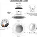 Smart Can Light 6 Inch, Multicolorred, Dimmeble, 2700K-6500K CCT Selectable, RGB Remote LED Recessed Lighting 4 Pack, WiFi & Bluetooth LED Downlight, Compatible with Alexa Google Home