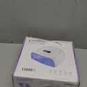 Professional Rechargeable UV LED Nail Lamp 60W UV Led Portable Cordless Nail Light for Nail Lamp Machine, 4 Timer Setting and Smart Sensor Nail Dryer, LCD Display (White)