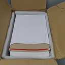100 Pack 6x8 Rigid Mailers - 550 GSM Thick Self Adhesive Stay Flat Cardboard Envelopes For Shipping Photos, Documents, Collectible Trading Cards (White)