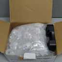 iwillink 10Gbps Cat6 Keystone Jack and Punch-Down Stand, 50-Pack, RJ45 Ethernet Keystone Jacks, 90-Degree UTP Modular Punch Down Keystone Jack Adapter, White