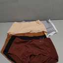 6 Pack Womens Underwear High Waisted Seamless Breathable Full Coverage Briefs No Show Ladies Panties, L