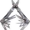 SOG PowerPint Mini Compact Stainless Steel Multi-Tool |18 Lightweight Specialty Tools & SOG Multitool Pliers Pocket Knife, Stone Wash