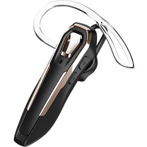 Single Ear Bluetooth Headset V5.4 Noise Canceling Microphone, Bluetooth Earpiece, 36Hrs Talk Time, Hands-Free Wireless Headset for Driving/Office/Business, Crystal Clear Calls, Lightweight (Gold)