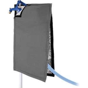 Outdoor Faucet Covers Freeze Heat Protector for Winter & Summer Reusable Insulated Waterproof Spigot Covers for Garden Lawn Faucets Sprinkler Systems and Yard Hydrant,25H x 13.5W,Grey