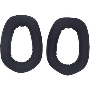 Comfort Mesh Fabric Replacement Ear Pads for G435 Headphones Ear Cushions, Headset Earpads, Ear Cups Repair, 10cm long, Black