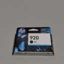 HP Original 920 Black Ink Cartridge | Works with OfficeJet 6000, 6500, 7000, 7500 Series | CD971AN